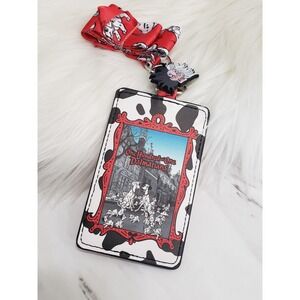 Loungefly Disney 101 Dalmatians Dogs Storybook Cardholder Lanyard‎ Luggage Tag